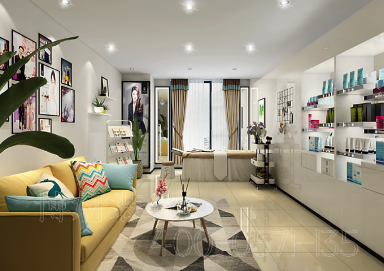 杭州理发店装修,美容美发店装修,理发店设计,理发店装修,杭州理发店设计,理发店装修图,小型理发店装修效果图