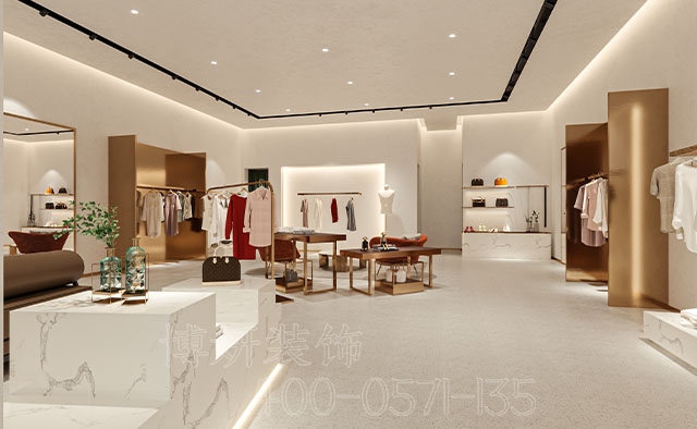 杭州精品女装店装修设计_案例效果图 3