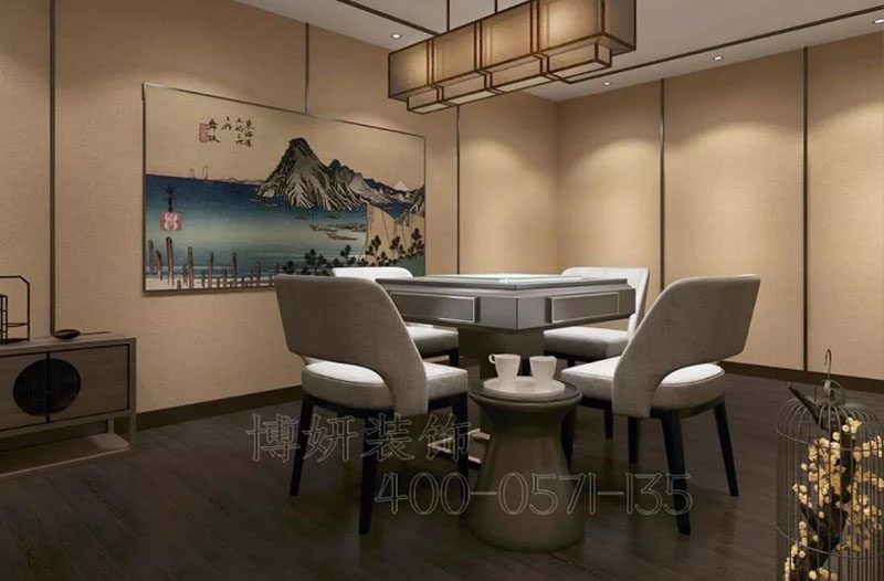 杭州棋牌室装修,杭州装修公司,棋牌室装修设计,棋牌会所装修