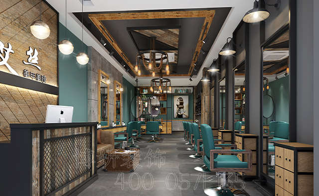 杭州理发店装修,理发店装修,杭州装修公司