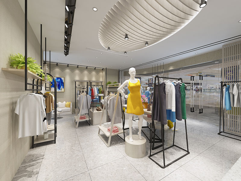 杭州女装店装修设计-装修效果图 2