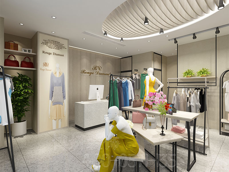杭州女装店装修设计-装修效果图 6