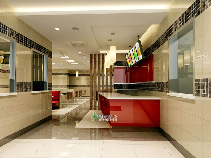 快餐店装修设计,快餐店装修,杭州快餐店装修