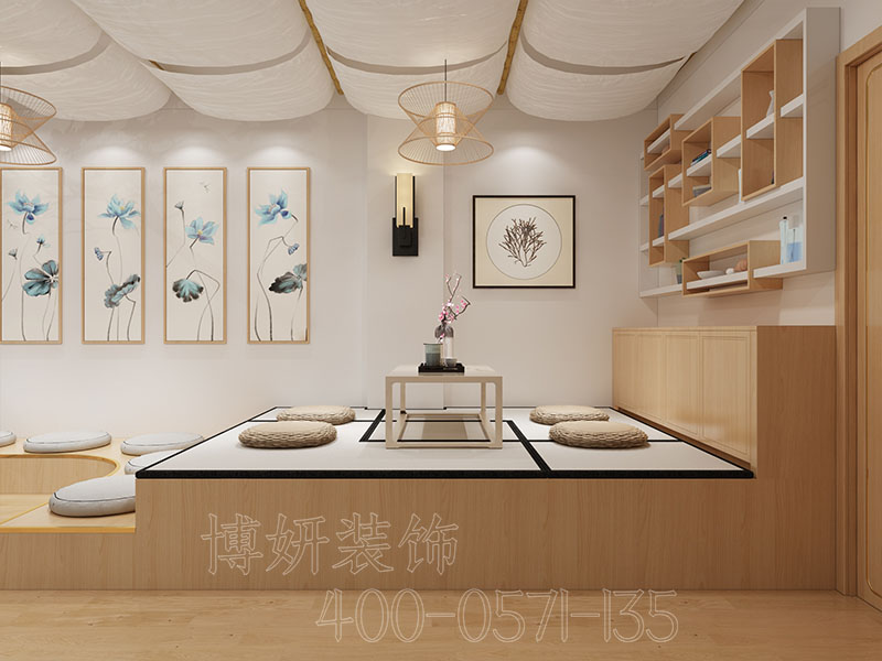 杭州日式美容店装修设计-日式美容店案例效果图 3