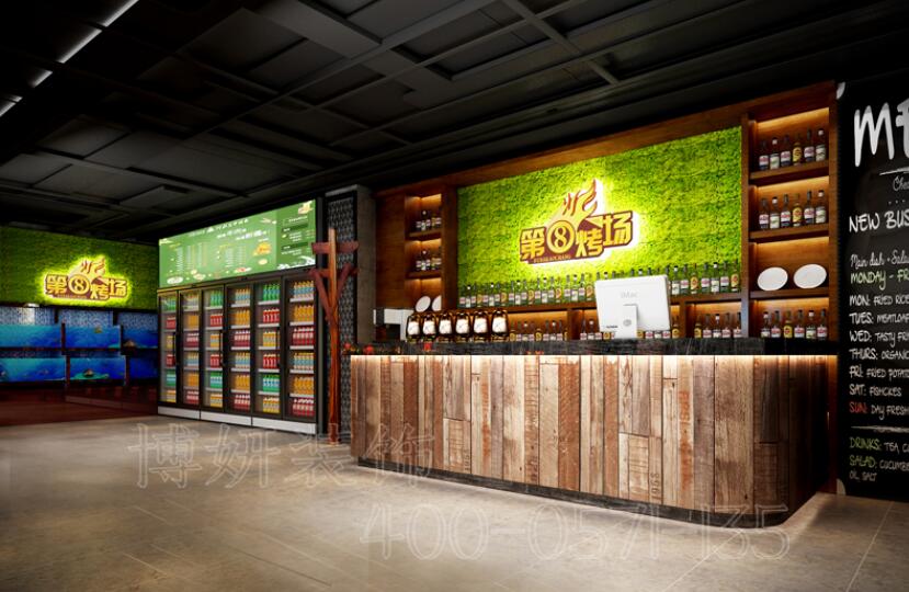 杭州城南烧烤店装修,杭州好口碑烧烤店装修要点,杭州烧烤店装修设计