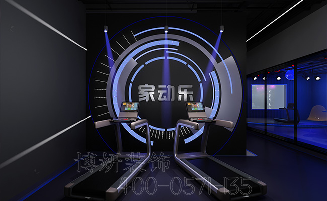 杭州健身房装修案例,健身房装修,杭州健身房装修