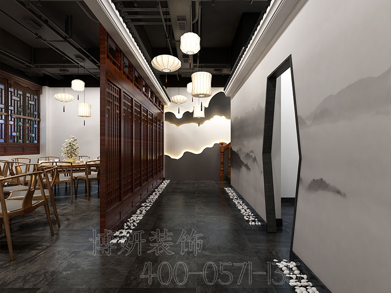杭州大型中式餐饮装修-专业中式餐饮店装修设计