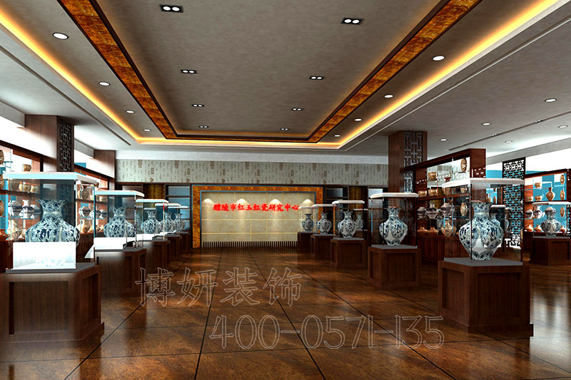 瓷器展厅装修设计,瓷器展厅装饰案例效果图,展厅装修设计 瓷器展厅装修设计,瓷器展厅装饰案例效果图,展厅装修设计