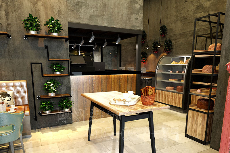 烘焙店装修设计,烘焙店案例效果图