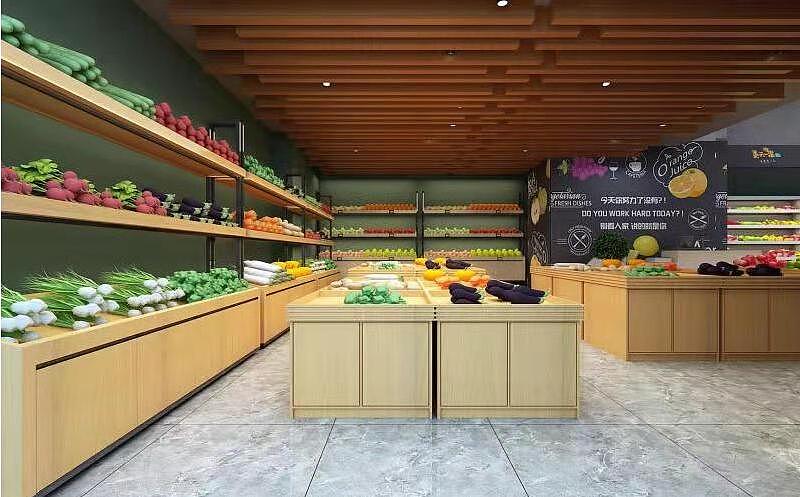 杭州水果蔬菜超市装修,杭州水果店装修,杭州蔬菜店装修,杭州装修公司
