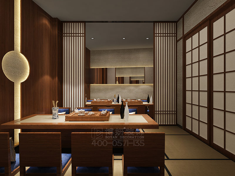 杭州日式料理店装修,杭州日料店装修,杭州装修公司