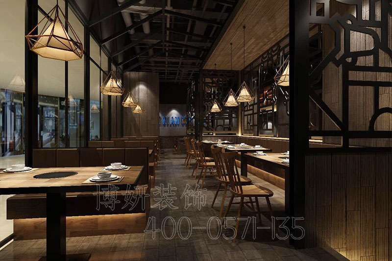 杭州专业火锅店装修设计,杭州专业火锅店装修效果图