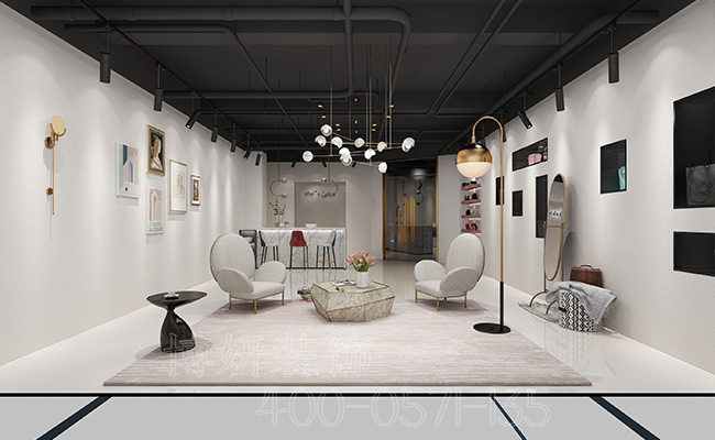 下沙服装店装修,服装店装潢实景图,杭州服装店装修