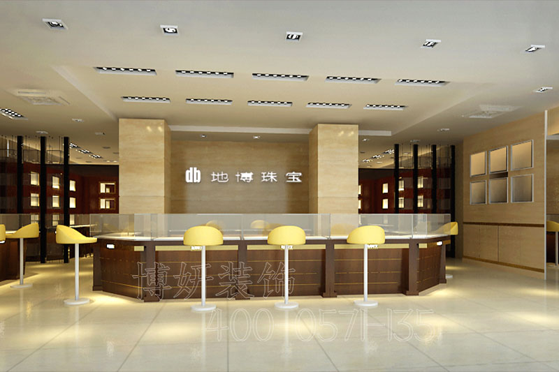 杭州萧山珠宝店装修-珠宝店装饰设计案例图片 2