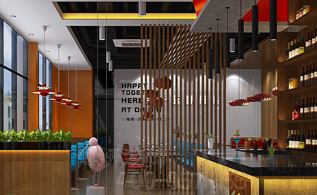 杭州火锅店装修设计,火锅店设计实景图册,火锅店装修