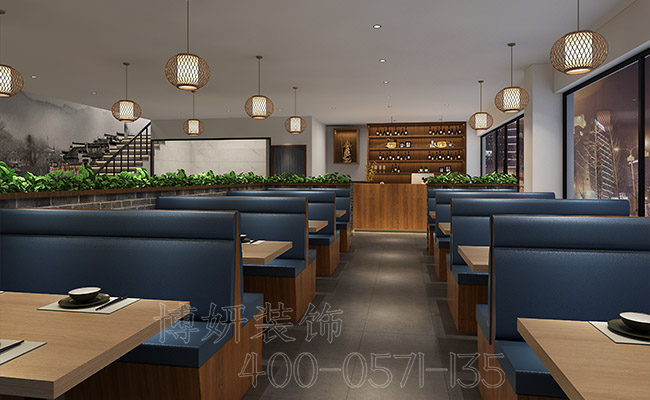 杭州火锅店装修-火锅店装修案例-装修公司 5