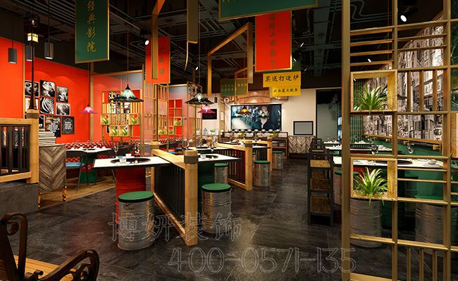杭州火锅店装修-火锅店装修案例-装修公司