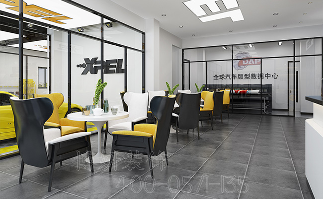 杭州洗车店装修设计,杭州专业汽车美容店铺设计,杭州主要的装修公司