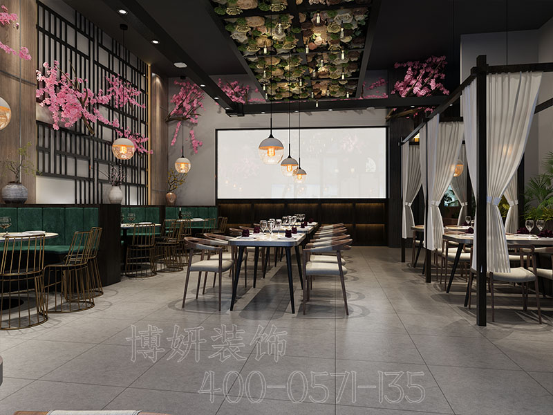 杭州餐饮空间装修设计公司,杭州专业餐饮装修设计效果,杭州餐饮店面装修装潢