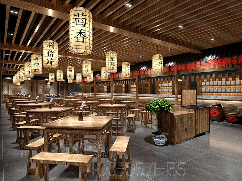 杭州室内快餐店装修设计是怎么样子的？装修过程中怎么把握尺寸吗？
