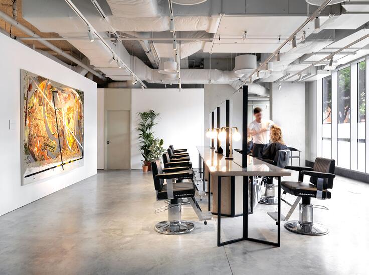 杭州口碑好的美发店装修工艺,杭州专业美发店装修设计公司,杭州美发店装修设计效果