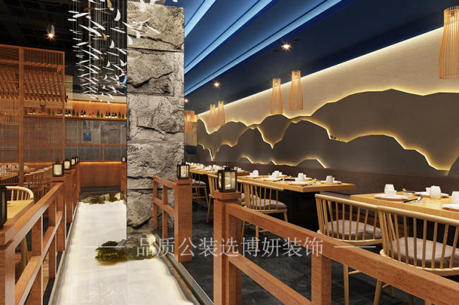 杭州餐饮店装修装饰选择博妍装饰，让美食成为美好的相逢的理由