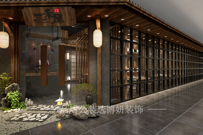 杭州饭店门头设计,杭州饭店装潢设计公司,杭州饭店装修效果图,杭州装修公司